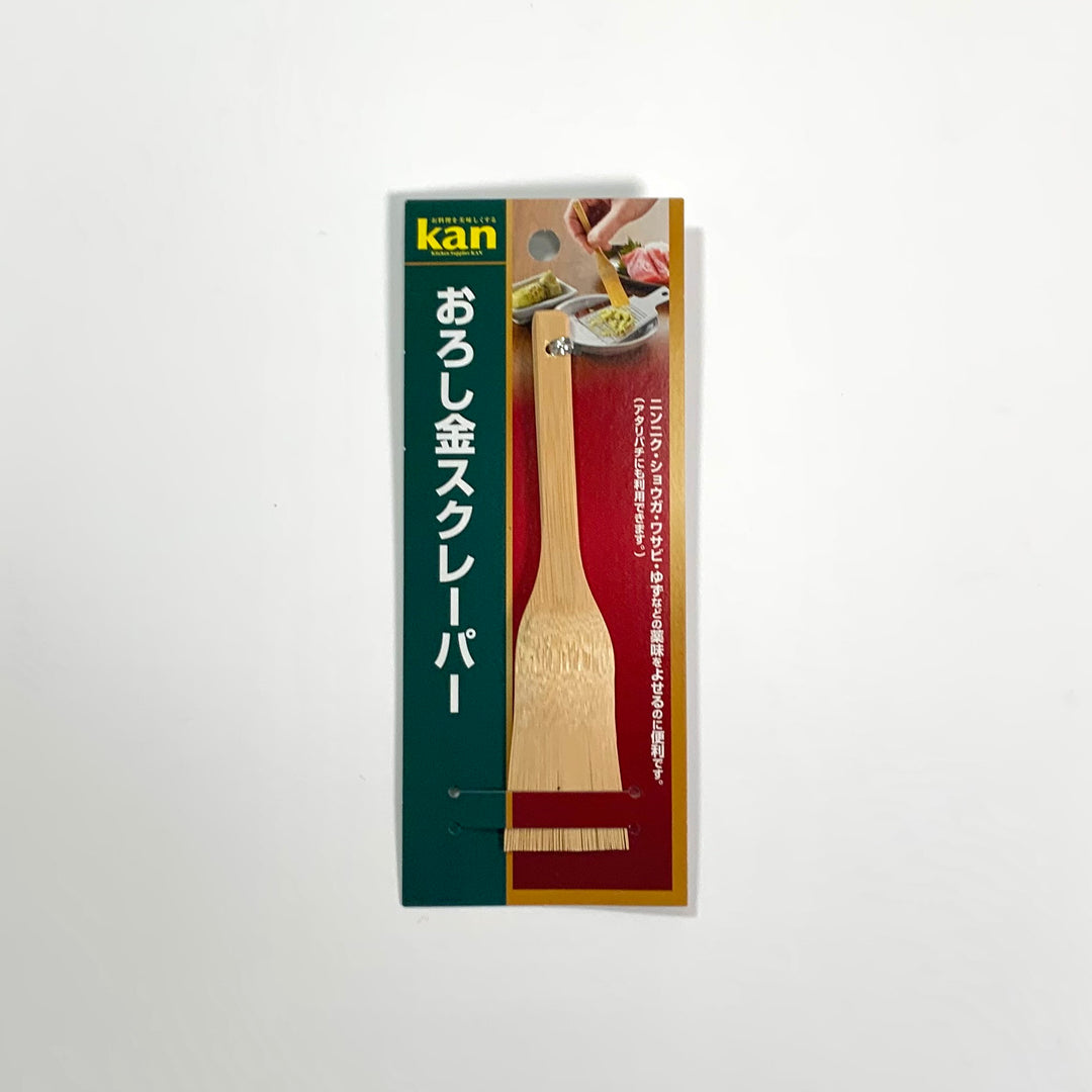 2700226 カンダ 竹製おろし金スクレーパー13.5cm パッケージ表面