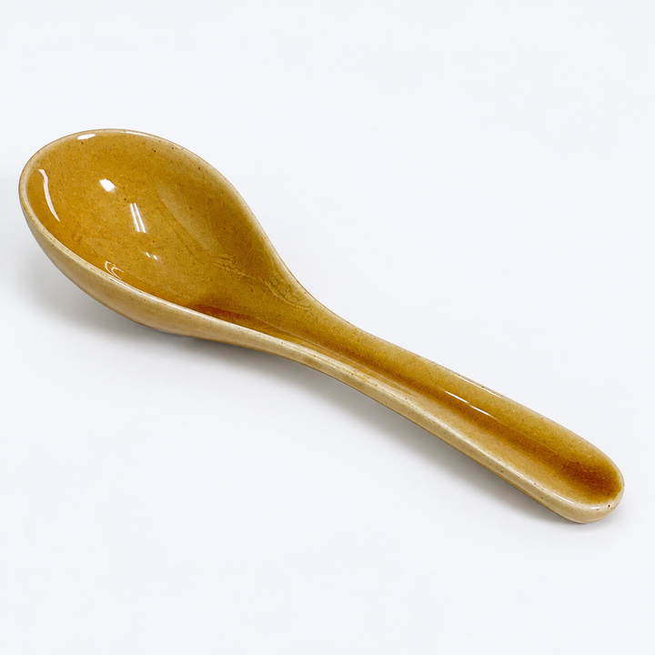 萬古焼レンゲ15cm ブラウン 2702372