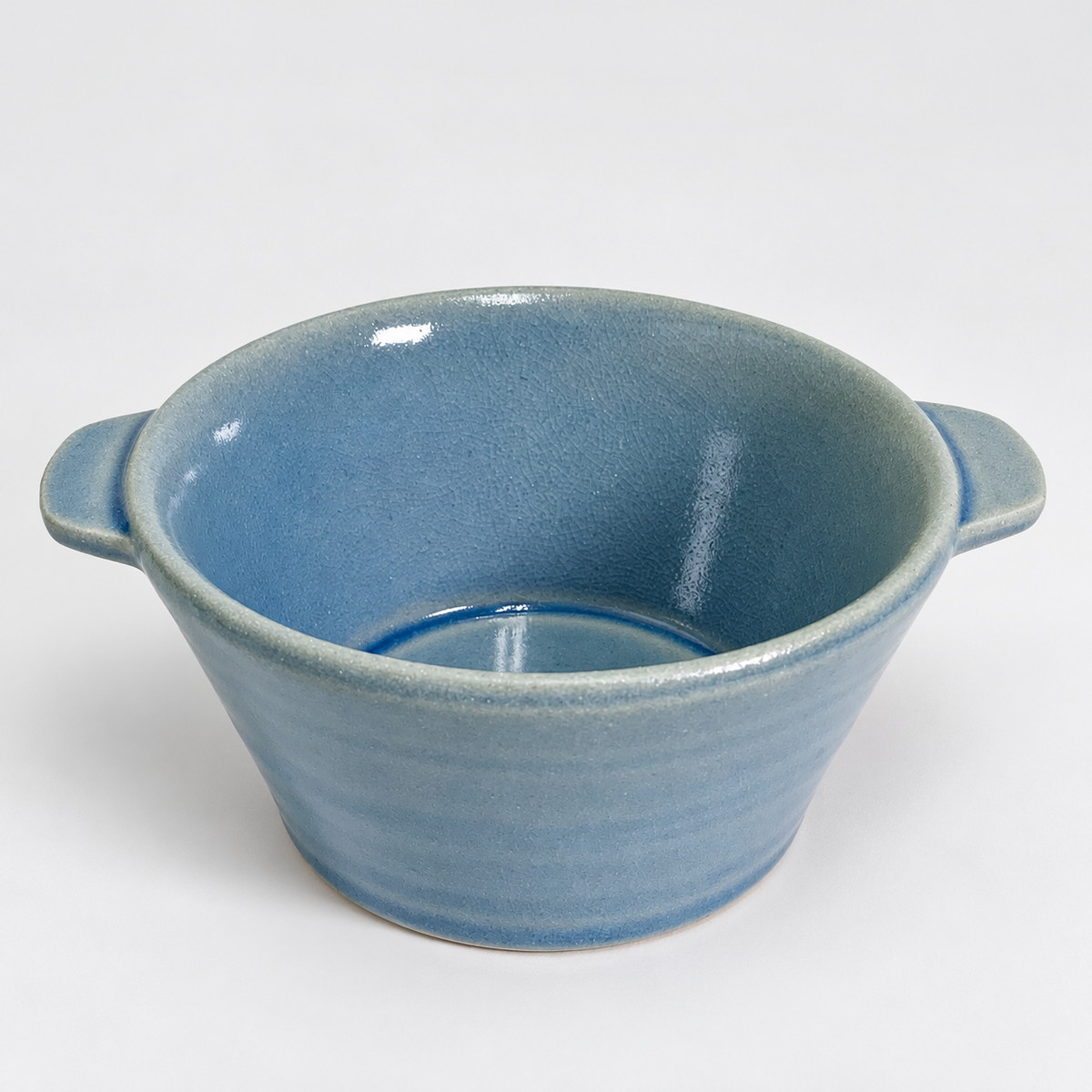 萬古焼 REIWA BLUE 耐熱小鉢 2702378 持ち手と側面