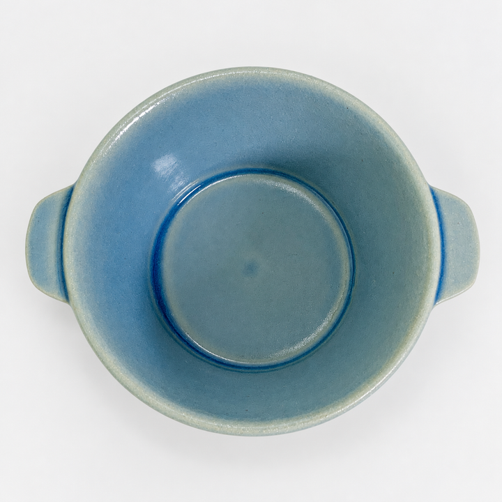 萬古焼 REIWA BLUE 耐熱小鉢 2702378 内側と青い釉薬